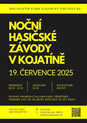 Hasičské akce pod hvězdami